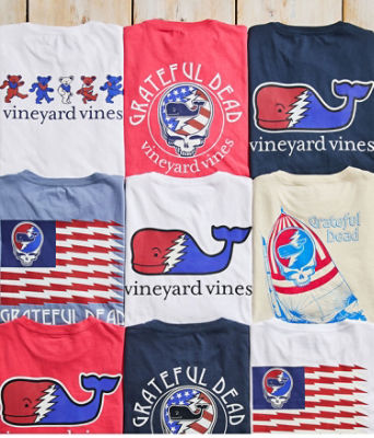 grateful dead x vineyard vines collaboration