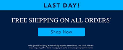 free shipping on all orders*
