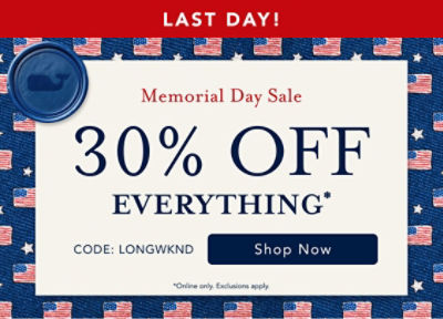 30% off everything*